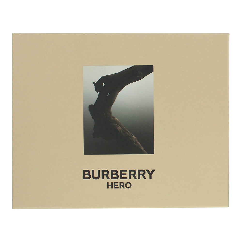 Burberry Hero For Men 3 Piece Gift Set: Eau de Toilette 100ml - Shower Gel 75ml  - Box