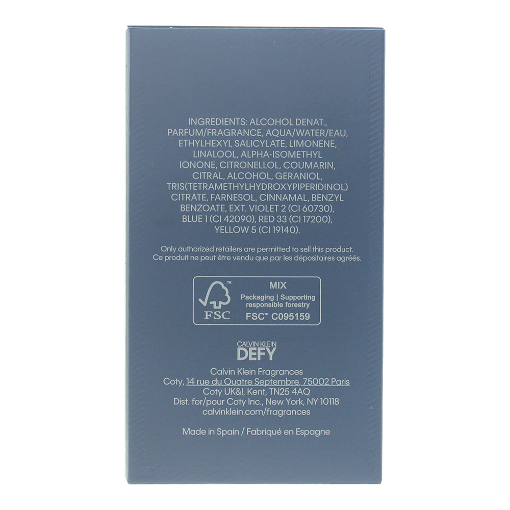 Calvin Klein Defy Parfum 50ml