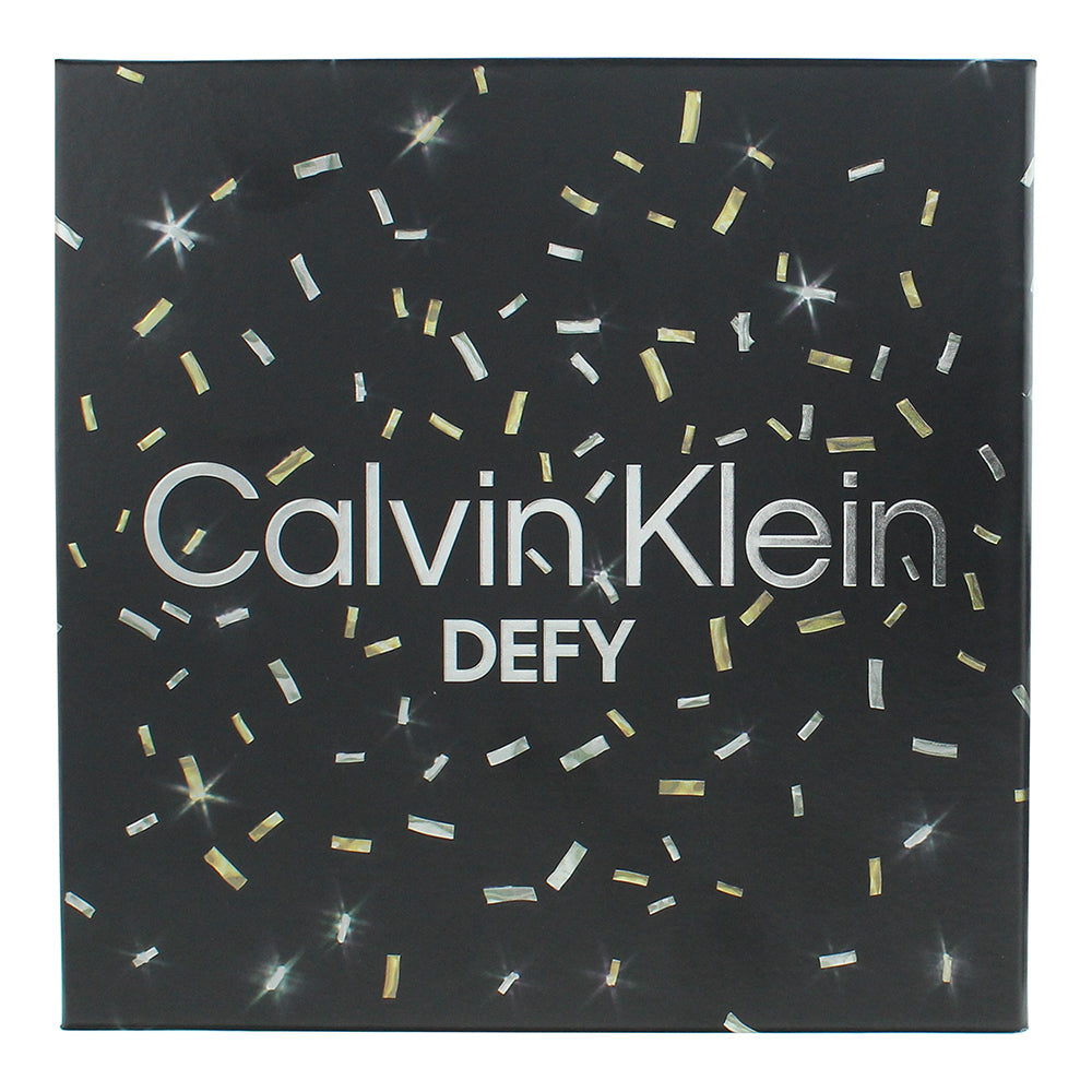 Calvin Klein Defy 2 Piece Gift Set: Eau de Toilette 50ml - Shower Gel 100ml - Box