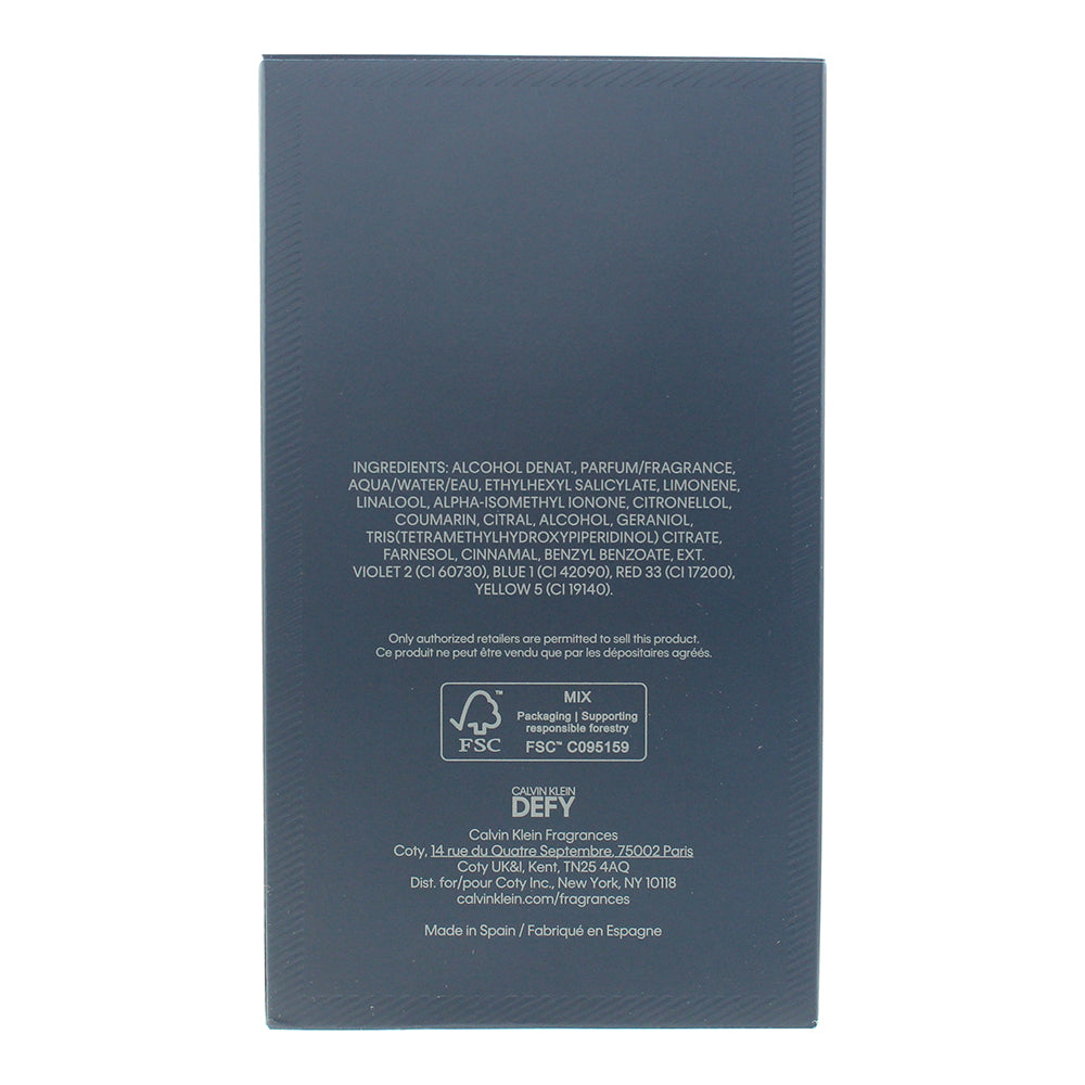 Calvin Klein Defy Parfum 200ml