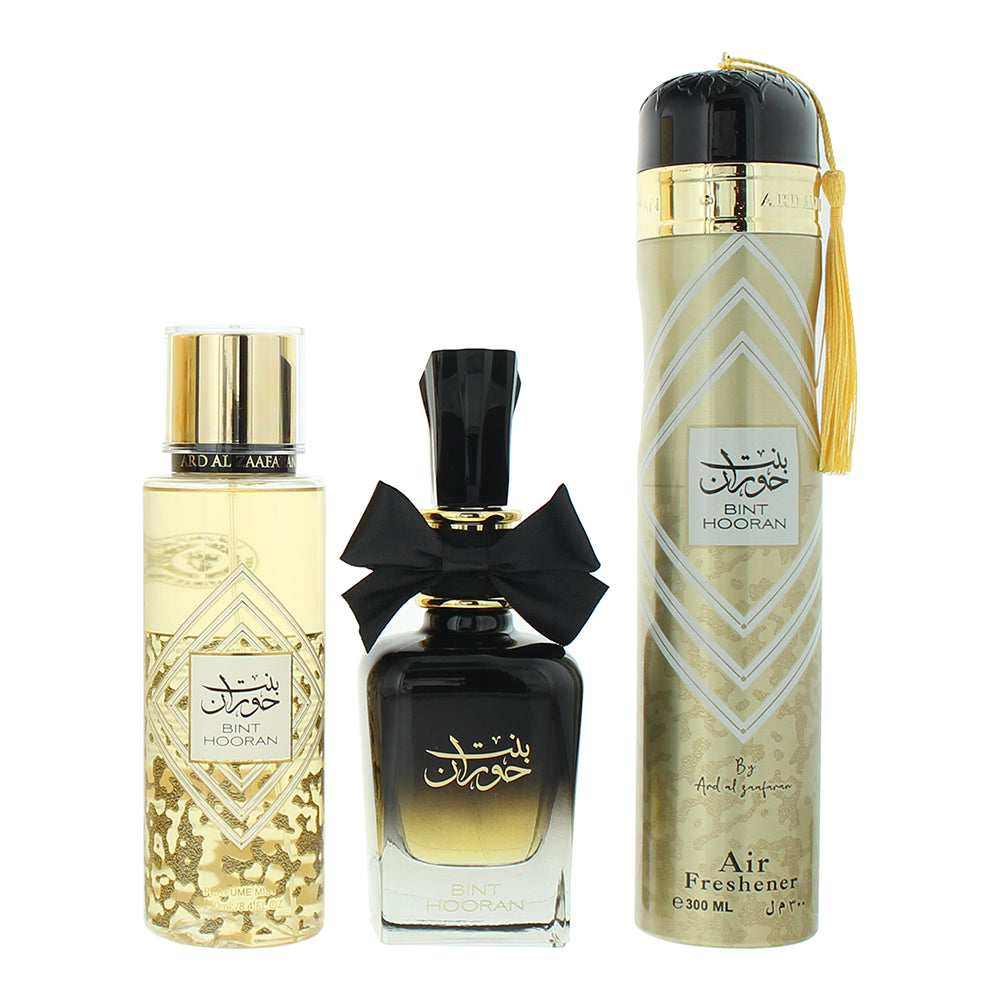 Ard Al Zaafaran Bint Hooran 3 Piece Gift Set: Eau de Parfum 100ml - Perfume Mist - Product
