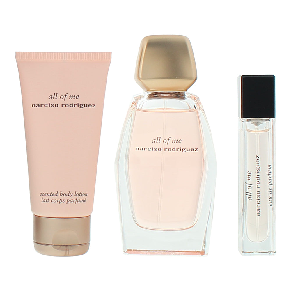Narciso Rodriguez All Of Me 3 Piece Gift Set: Eau de Parfum 90ml - Body Lotion 5 - Product