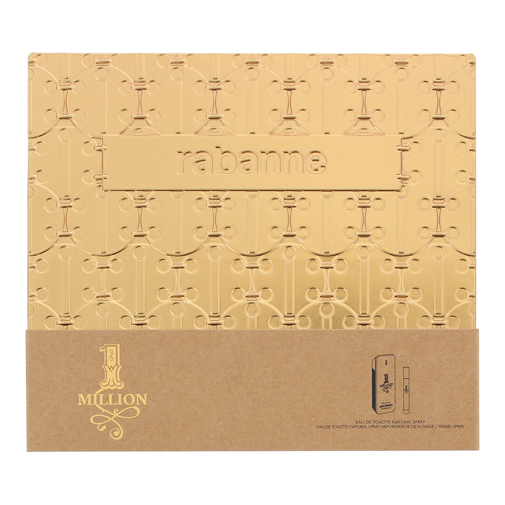 Paco Rabanne 1 Million 2 Piece Gift Set: Eau de Toilette 100ml - Eau de Toilette - Box
