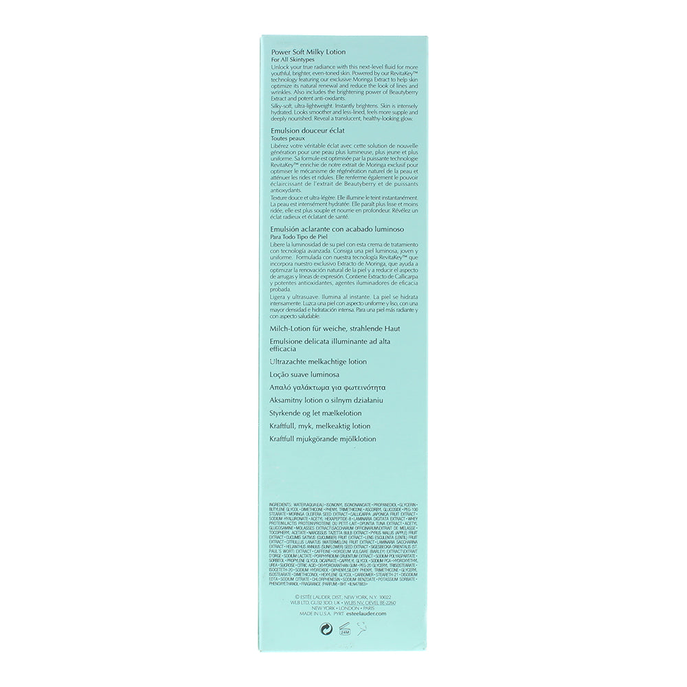 Estée Lauder Revitalizing Supreme + Bright Milky Lotion 100ml - Ingredients