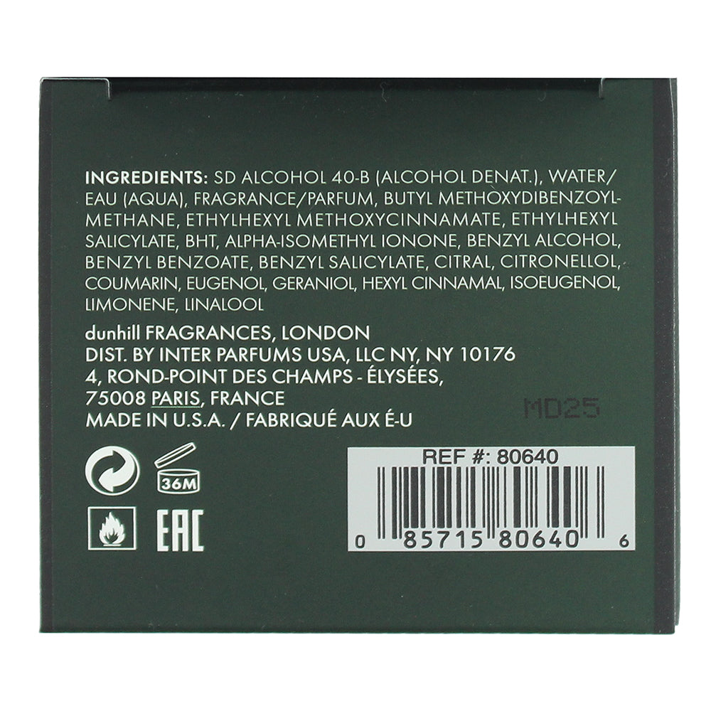 Dunhill Icon Racing Green Eau De Parfum 100ml
