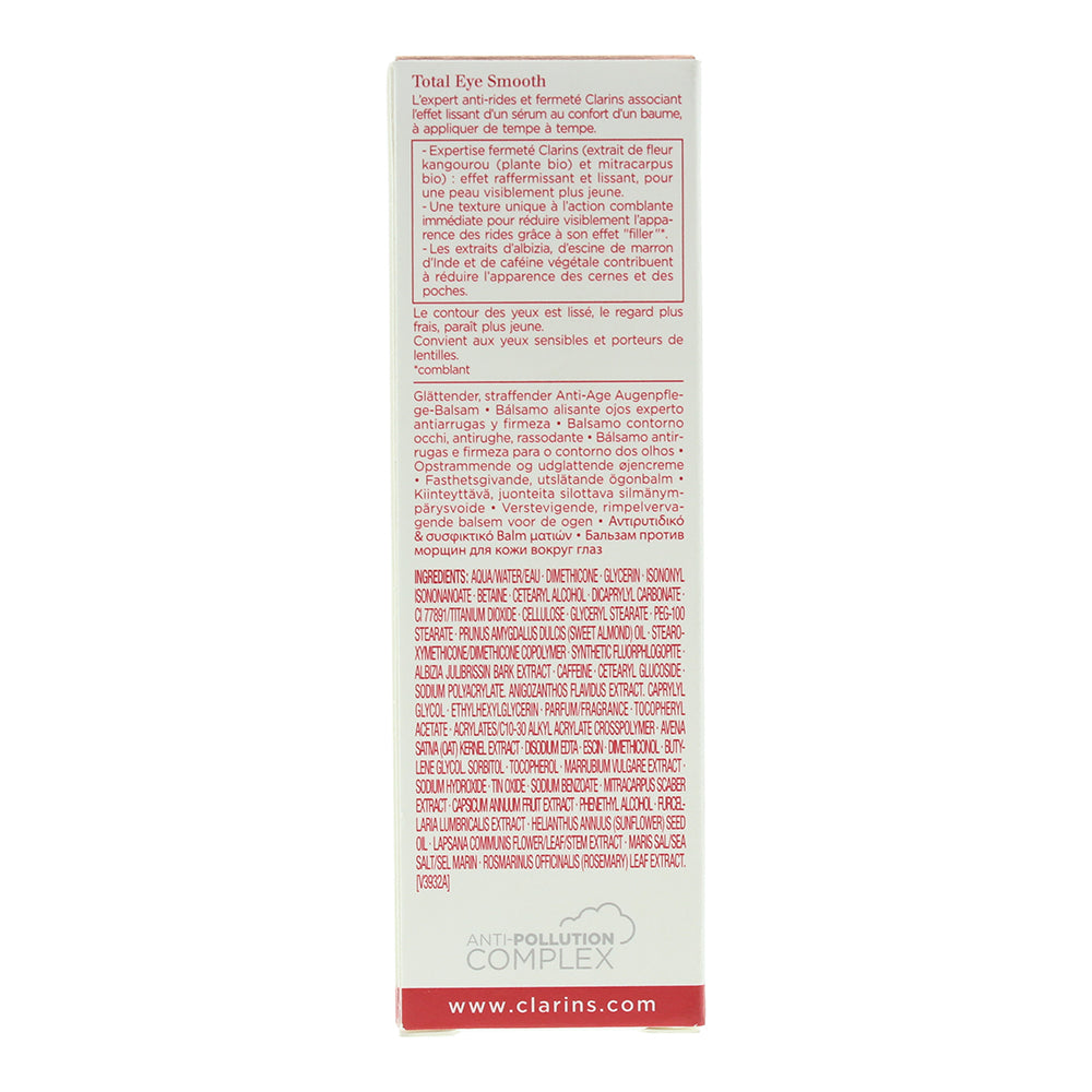 Clarins Total Eye Smooth 15ml