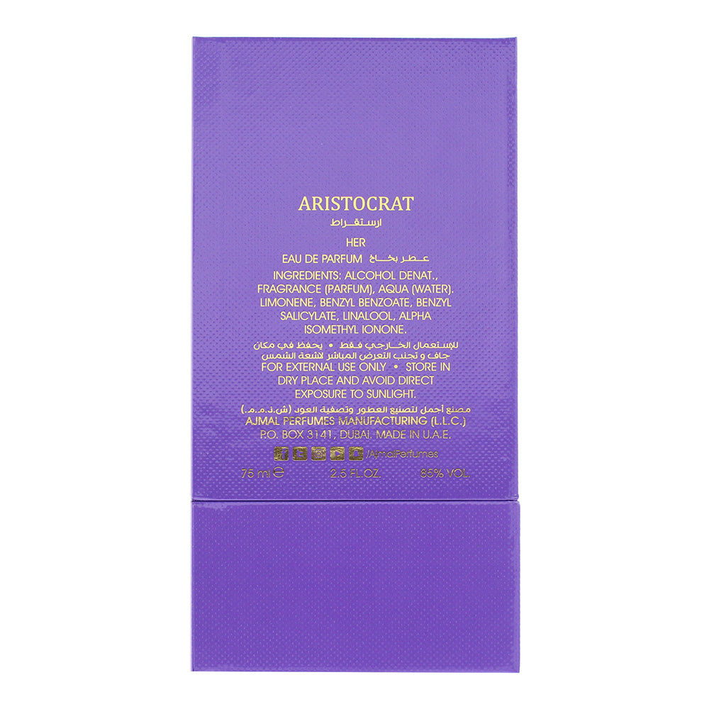 Ajmal Aristocrat Eau De Parfum 75ml