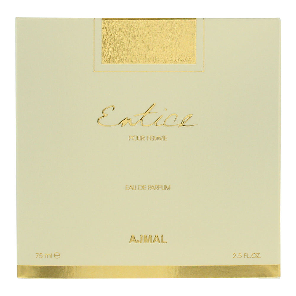 Ajmal Entice Pour Femme Eau de Parfum 75ml - Box