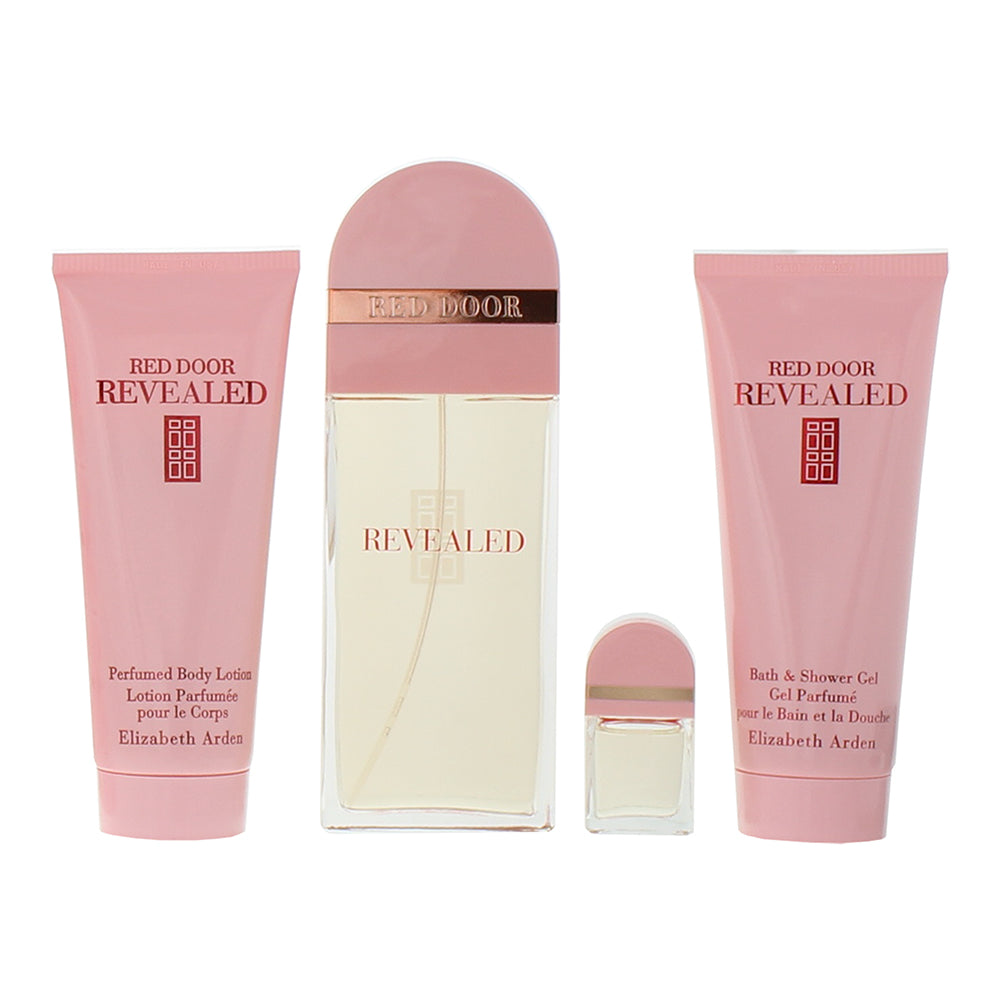 Elizabeth Arden Red Door Revealed 4 Piece Gift Set: Eau de Parfum 100ml & 5ml -  - Product