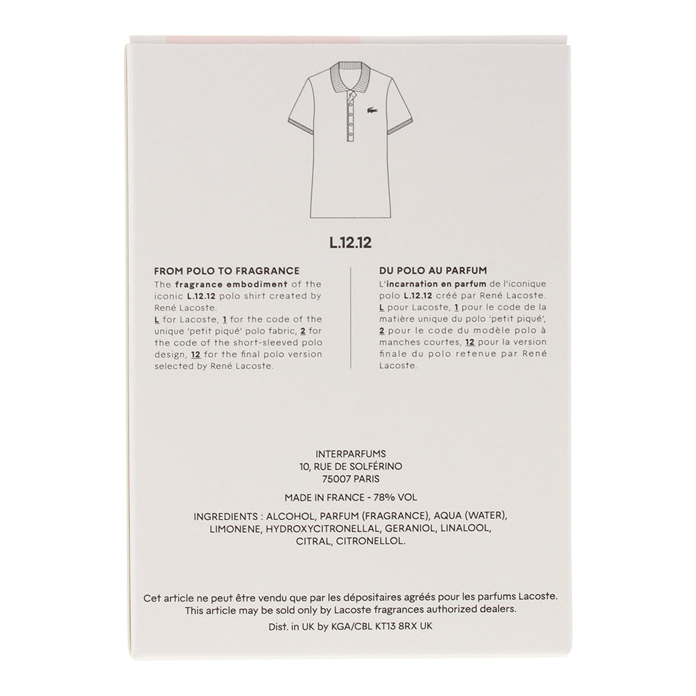 Lacoste L.12.12. Rose Eau de Parfum 50ml