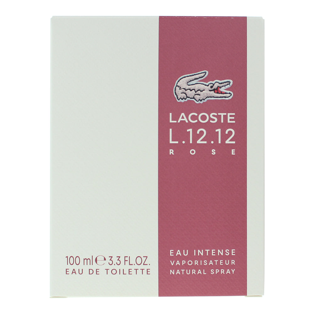 Lacoste L.12.12. Rose Eau Intense Eau de Toilette 100ml - Box