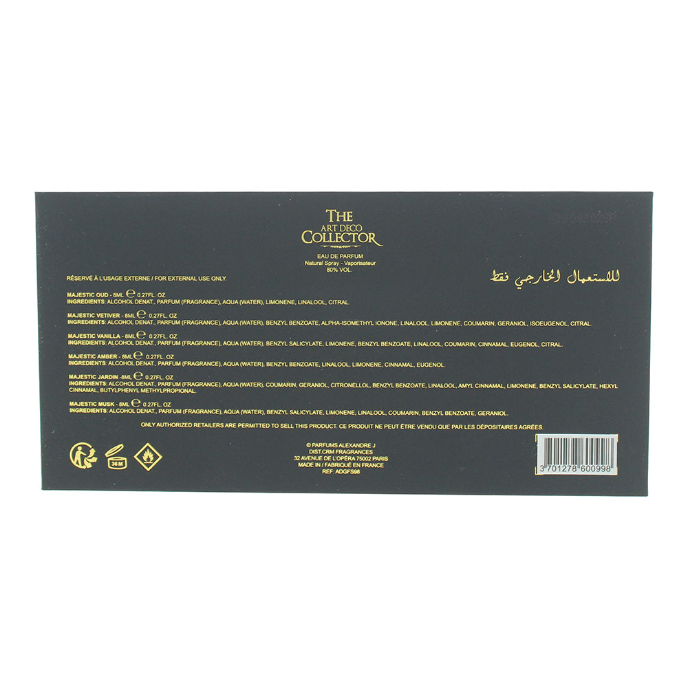 Alexandre.J The Art Deco Collector Gift Set Eau De Parfum 6 x 8ml
