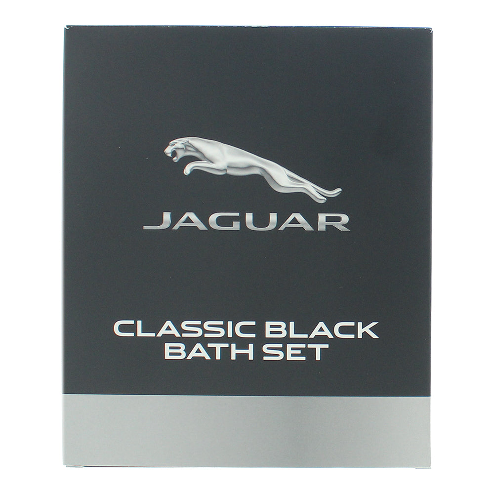 Jaguar Classic Black 2 Piece Gift Set: Eau de Toilette 100ml - Bath & Shower Gel - Box
