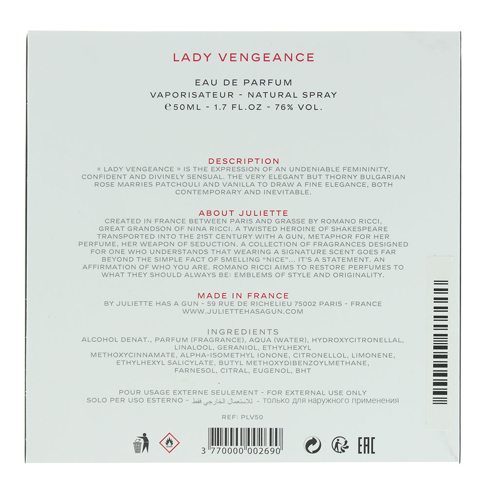 Juliette Has A Gun Lady Vengeance Eau de Parfum 50ml