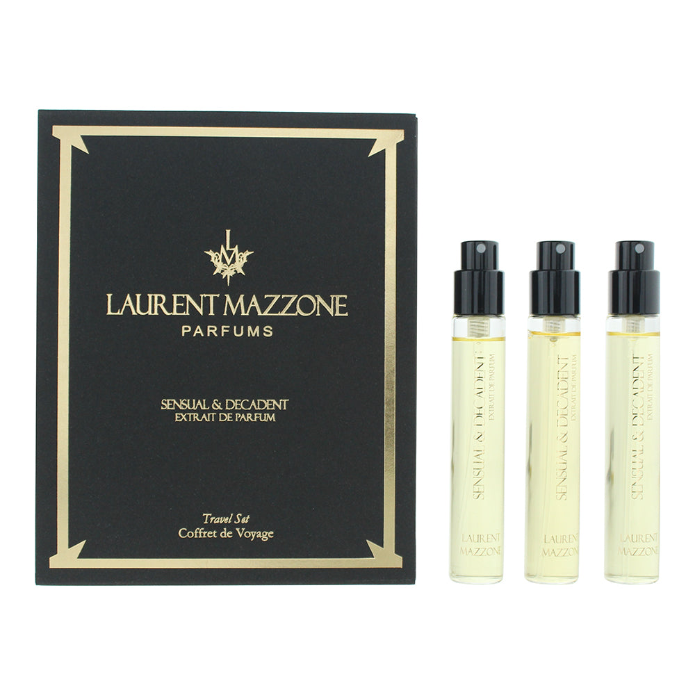 Laurent Mazzone Sensual & Decadent Extrait de Parfum 3 x 15ml
