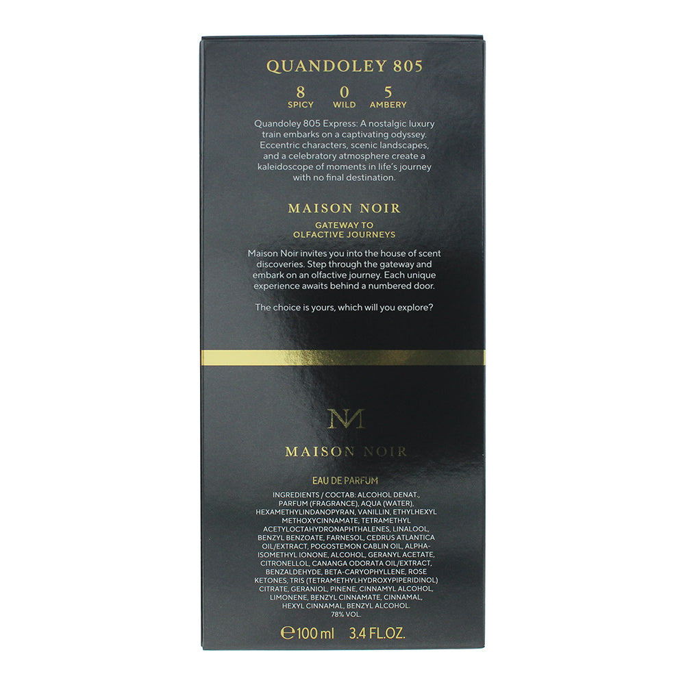 Maison Noir Quandoley 805 Eau de Parfum 100ml