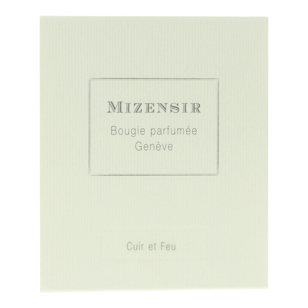 Mizensir Cuir Et Feu Scented Candle 90g - Box