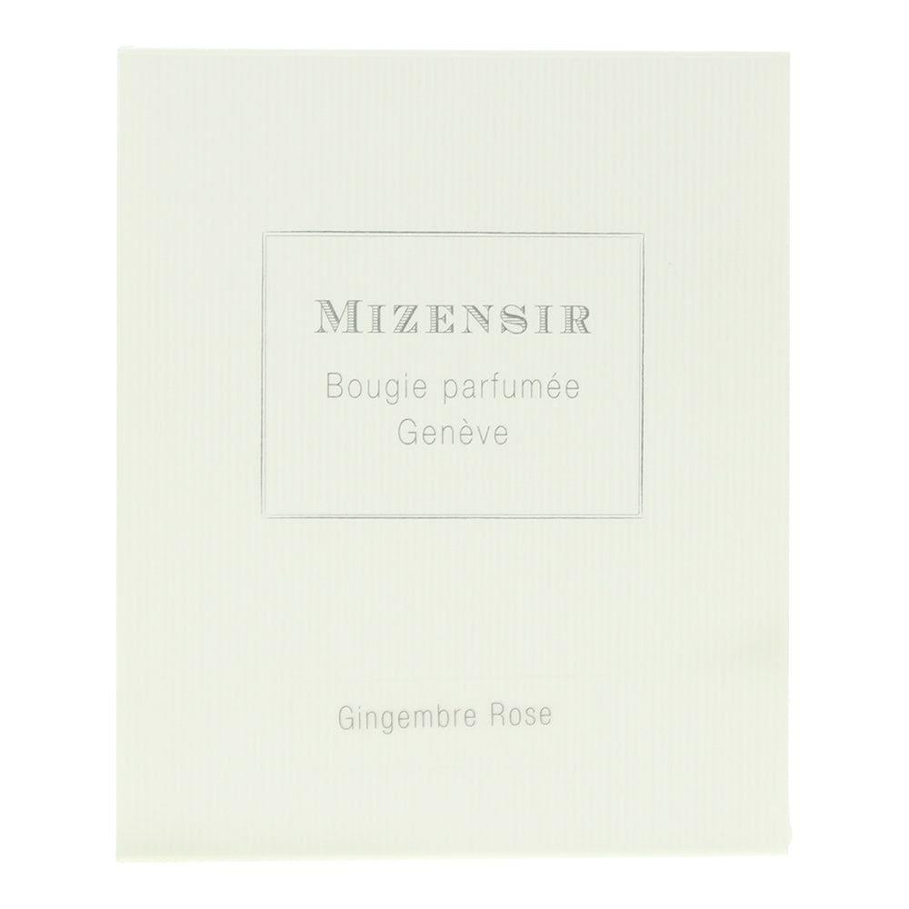 Mizensir Gingembre Rose Scented Candle 90g - Box