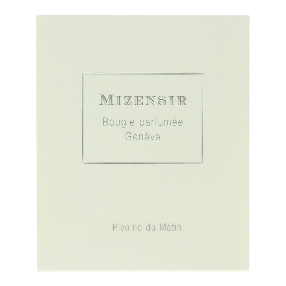 Mizensir Pivoine Du Matin Scented Candle 90g - Box