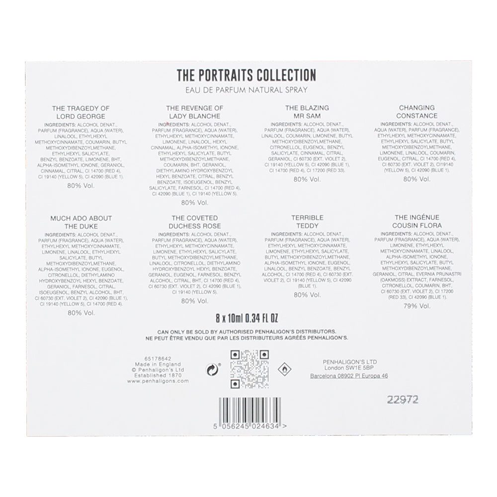 Penhaligon's Portraits Discovery Collection Eau De Parfum 8 x 10ml