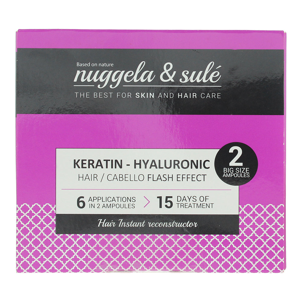 Nuggela & Sulé Keratin Hyaluronic Hair Treatment 2 x 10ml - Box