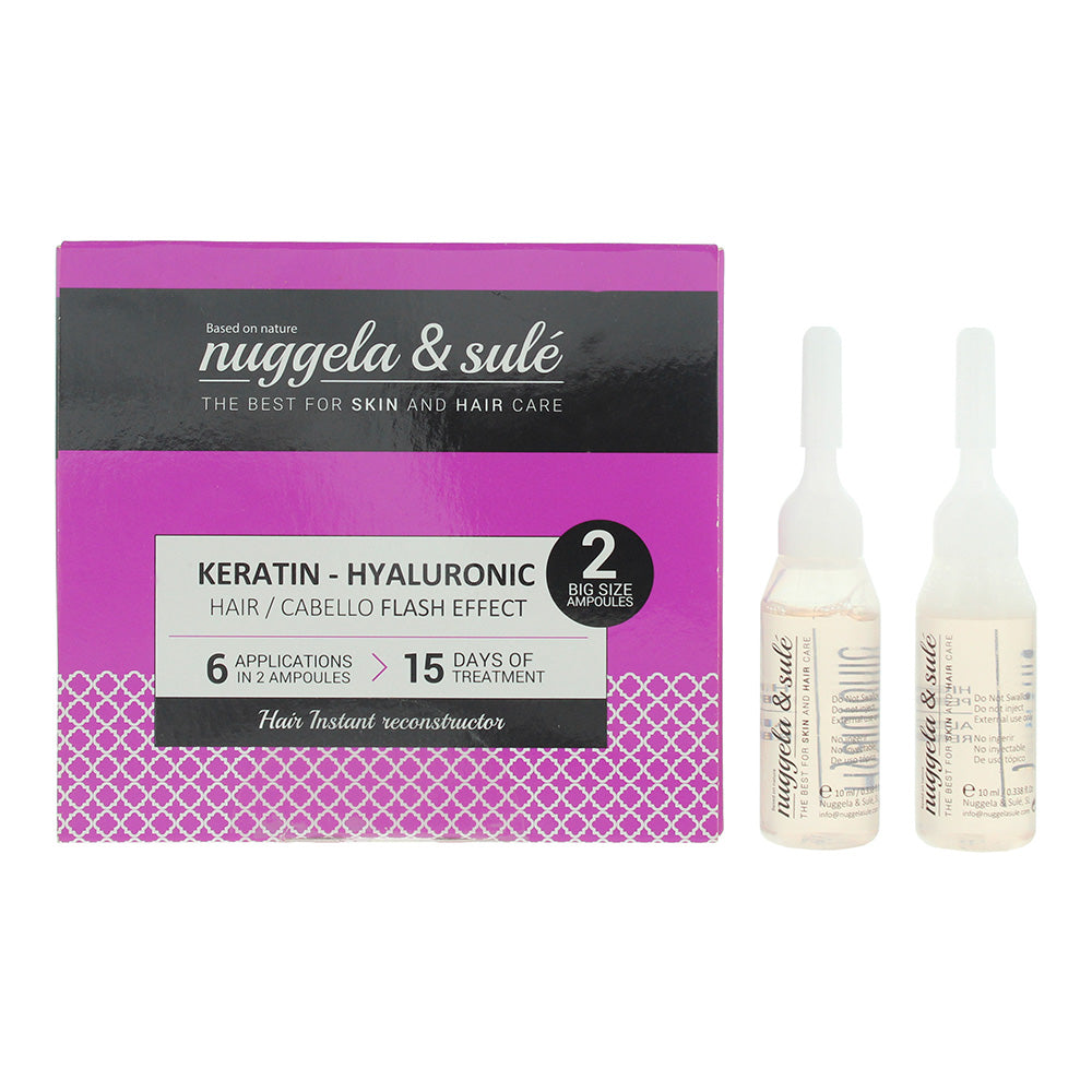 Nuggela & Sulé Keratin Hyaluronic Hair Treatment 2 x 10ml