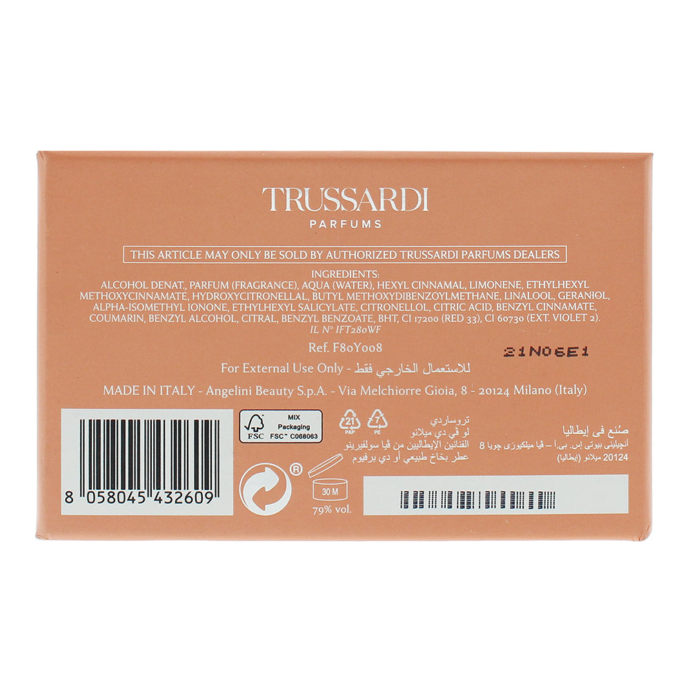 Trussardi Le Vie Di Milano The Italian Artist Of Via Solferino Eau De Parfum 100