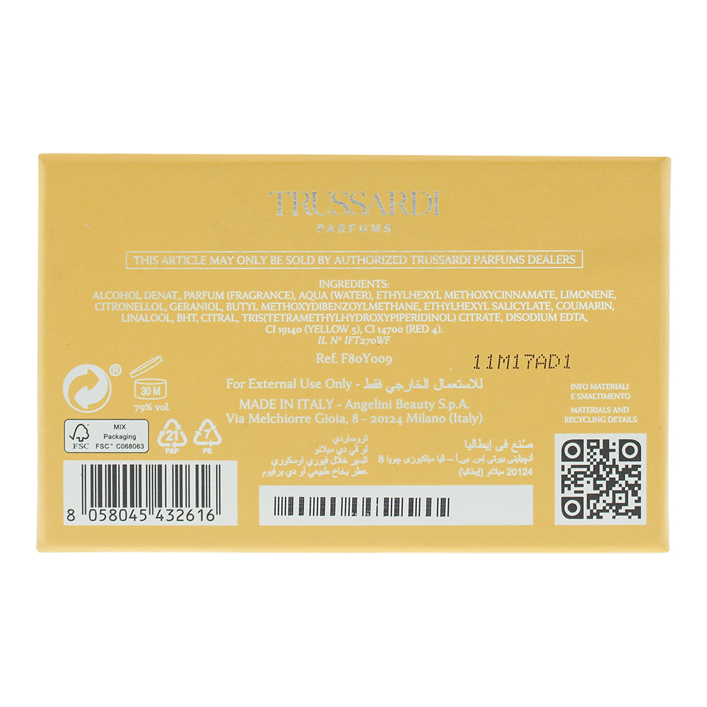 Trussardi Le Vie Di Milano Walking On Via Fiori Oscuri Eau De Parfum 100ml