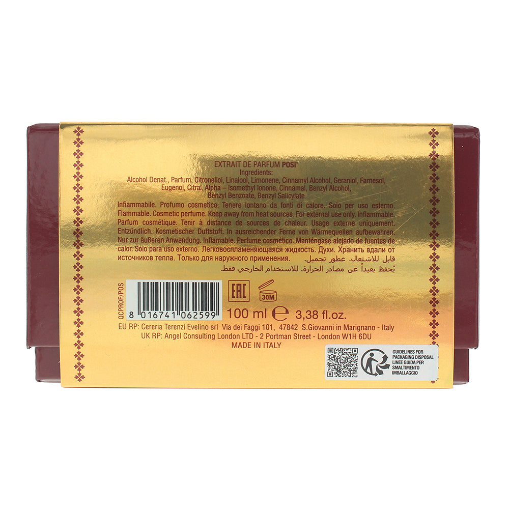 V Canto Posi Extrait de Parfum 100ml - Ingredients