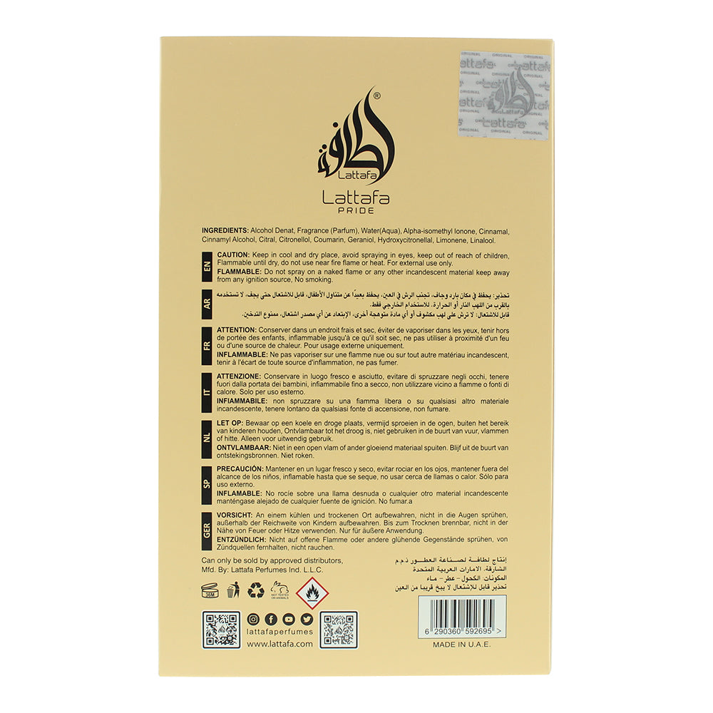 Lattafa Affection Eau de Parfum 100ml