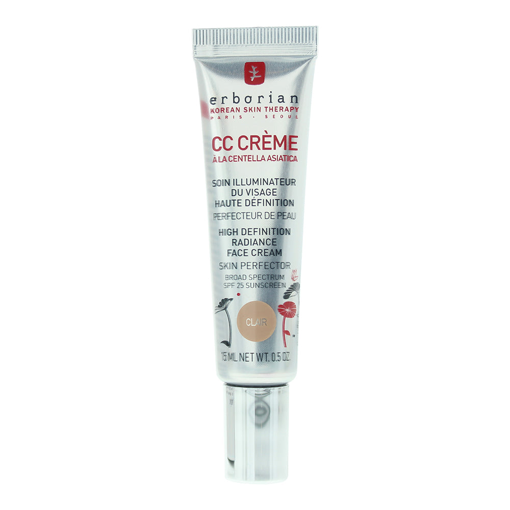 Erborian CC Cream Spf 25 Clair High Definition Radiance Face Cream 15ml - Product