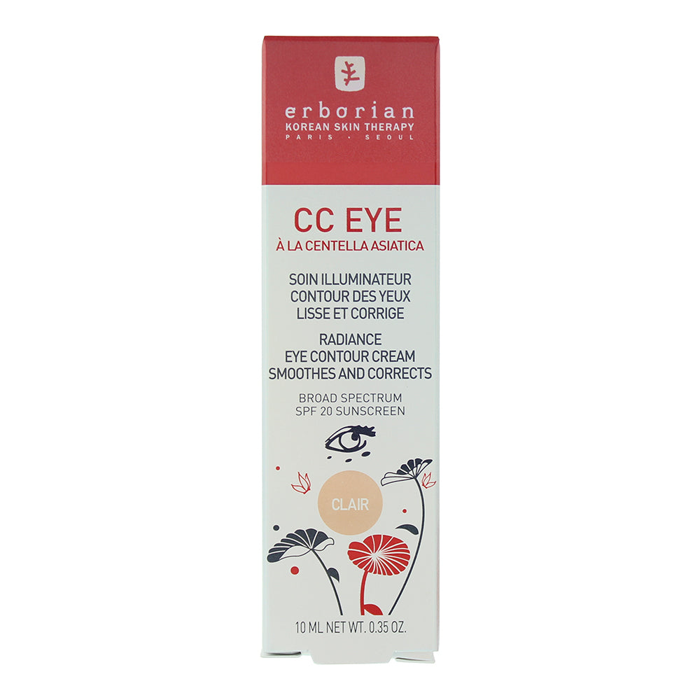 Erborian CC Eye Clair Radiance Eye Contour Cream 10ml - Box