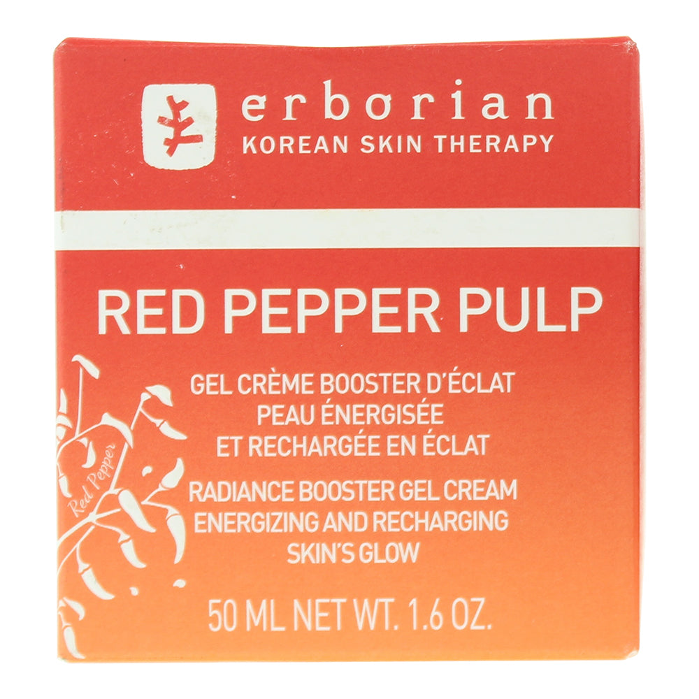 Erborian Red Pepper Pulp Radiance Booster Gel Cream 50ml - Box