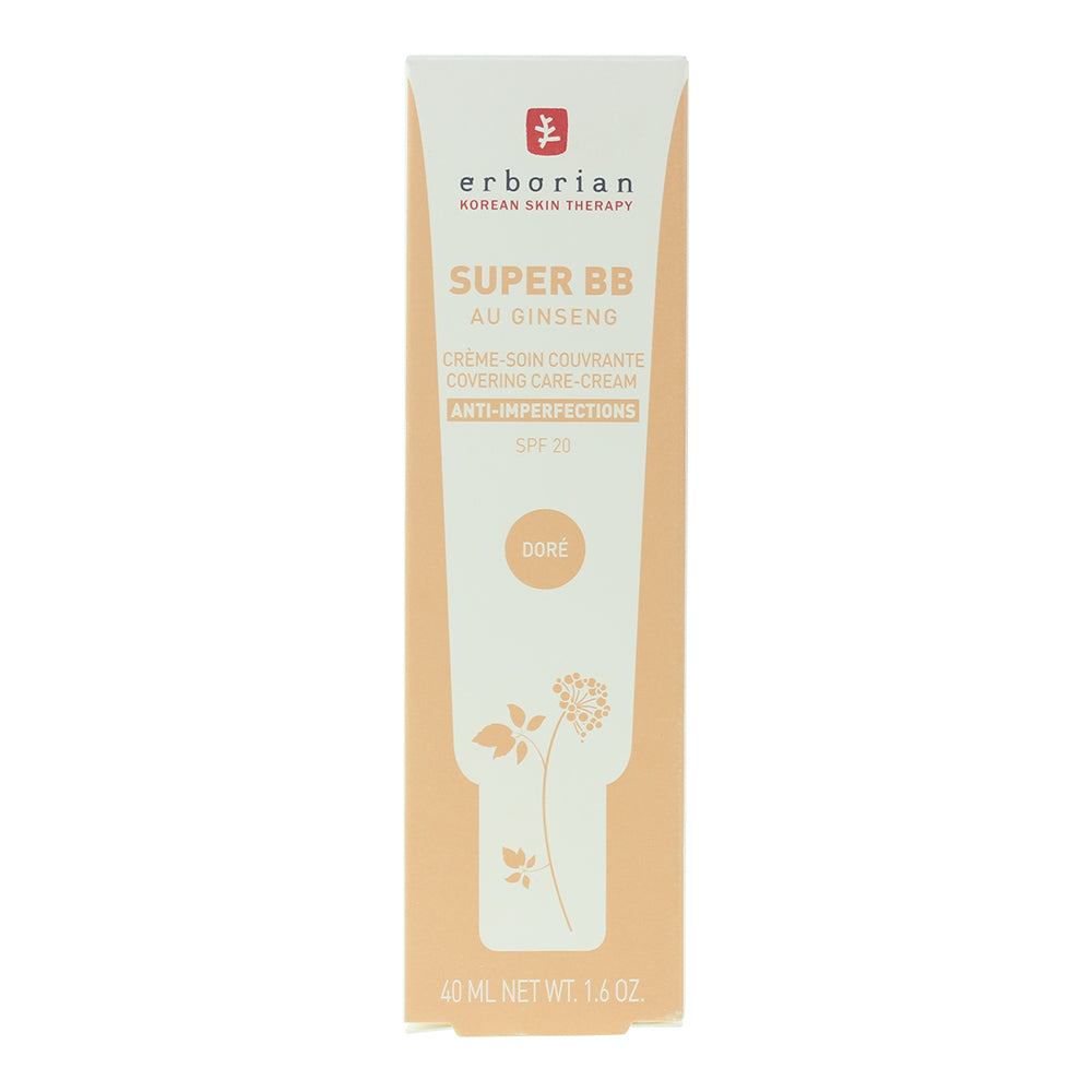 Erborian Super BB Anti Imperfections Dore Covering Cream 40ml - Box
