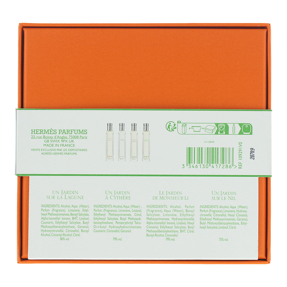Hermès Un Jardin 4 Piece Gift Set: Un Jardin a Cythere Eau De Toilette 15ml - Un