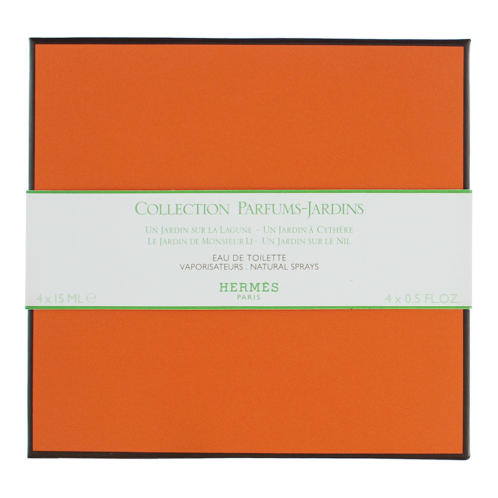 Hermès Un Jardin 4 Piece Gift Set: Un Jardin a Cythere Eau de Toilette 15ml - Un - Box