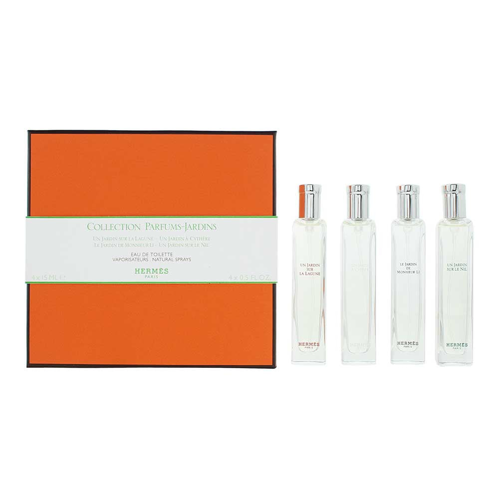 Hermès Un Jardin 4 Piece Gift Set: Un Jardin a Cythere Eau de Toilette 15ml - Un