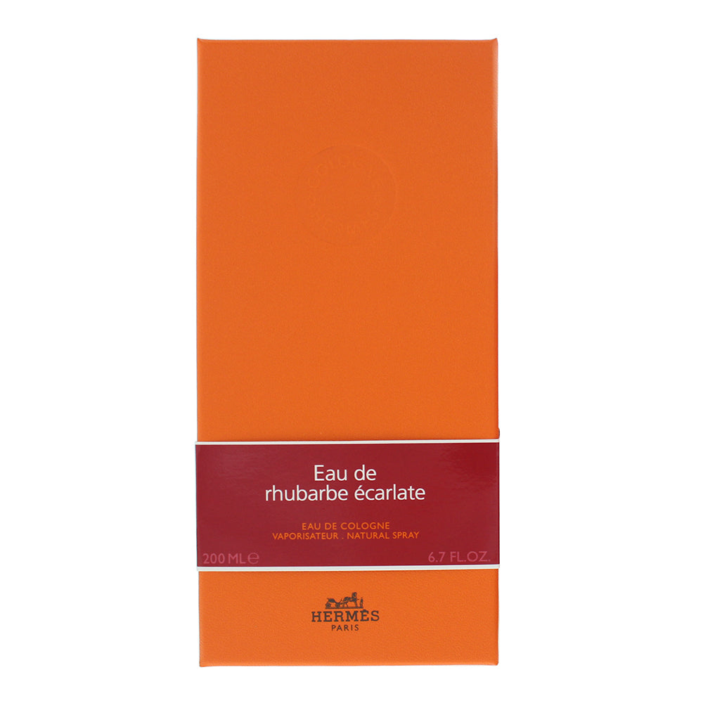 Hermès Eau De Rhubarbe Écarlate Eau de Cologne 200ml - Box