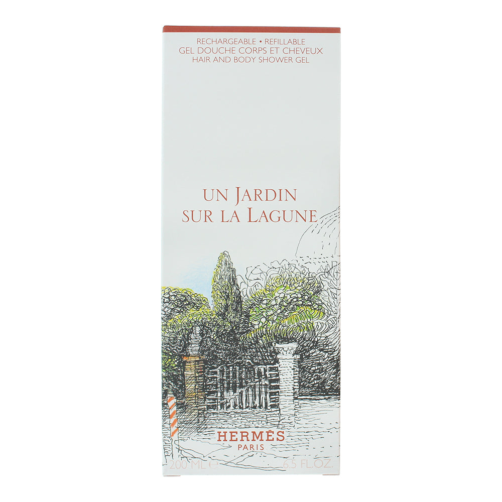 Hermès Un Jardin Sur La Lagune Hair And Body Shower Gel 200ml - Box