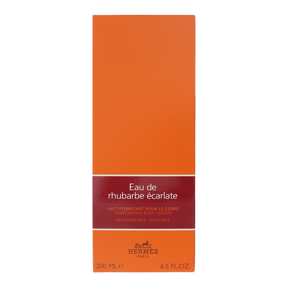 Hermès Eau De Rhubarbe Écarlate Moisturizing Body Lotion 200ml - Box