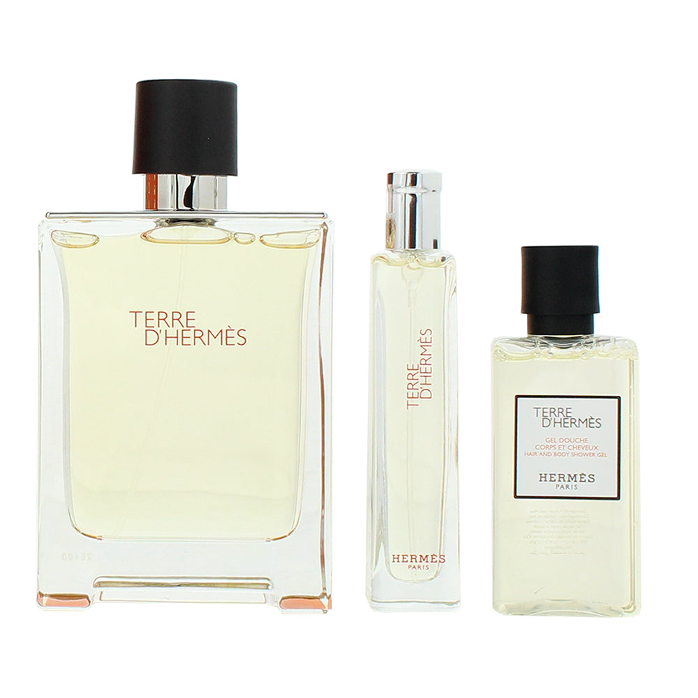 Hermès Terre D'hermès 3 Piece Gift Set: Eau de Toilette 100ml - Eau de Toilette  - Product