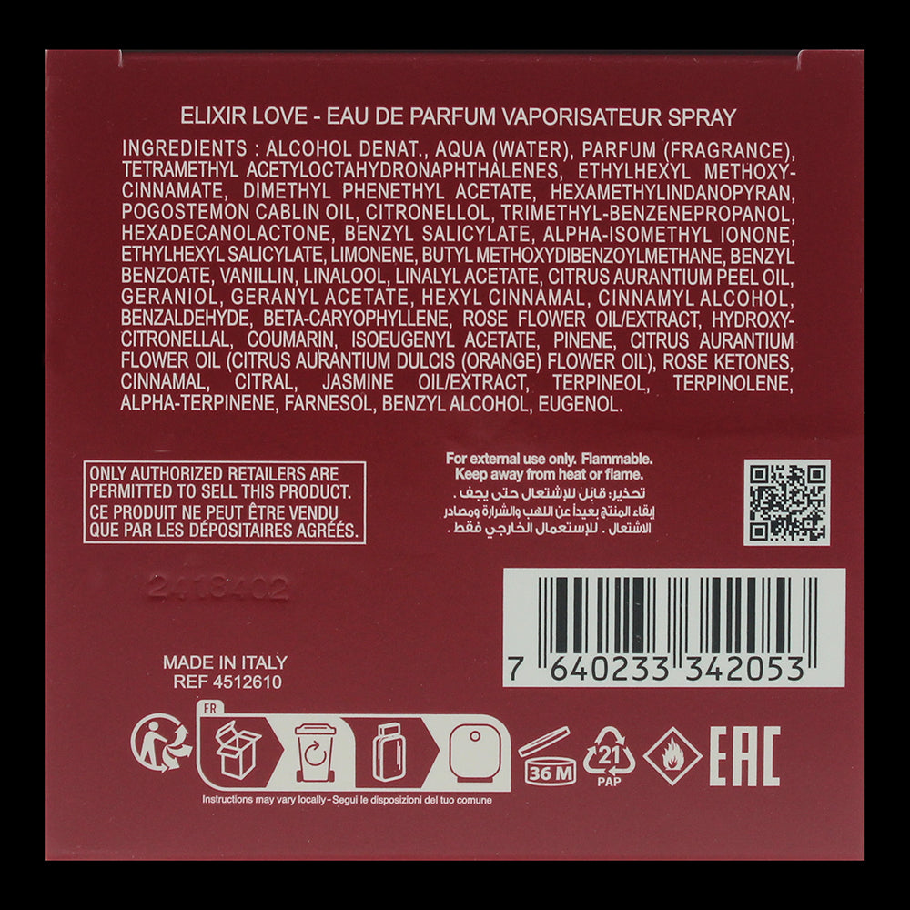 Elie Saab Elixir Love Eau de Parfum 100ml