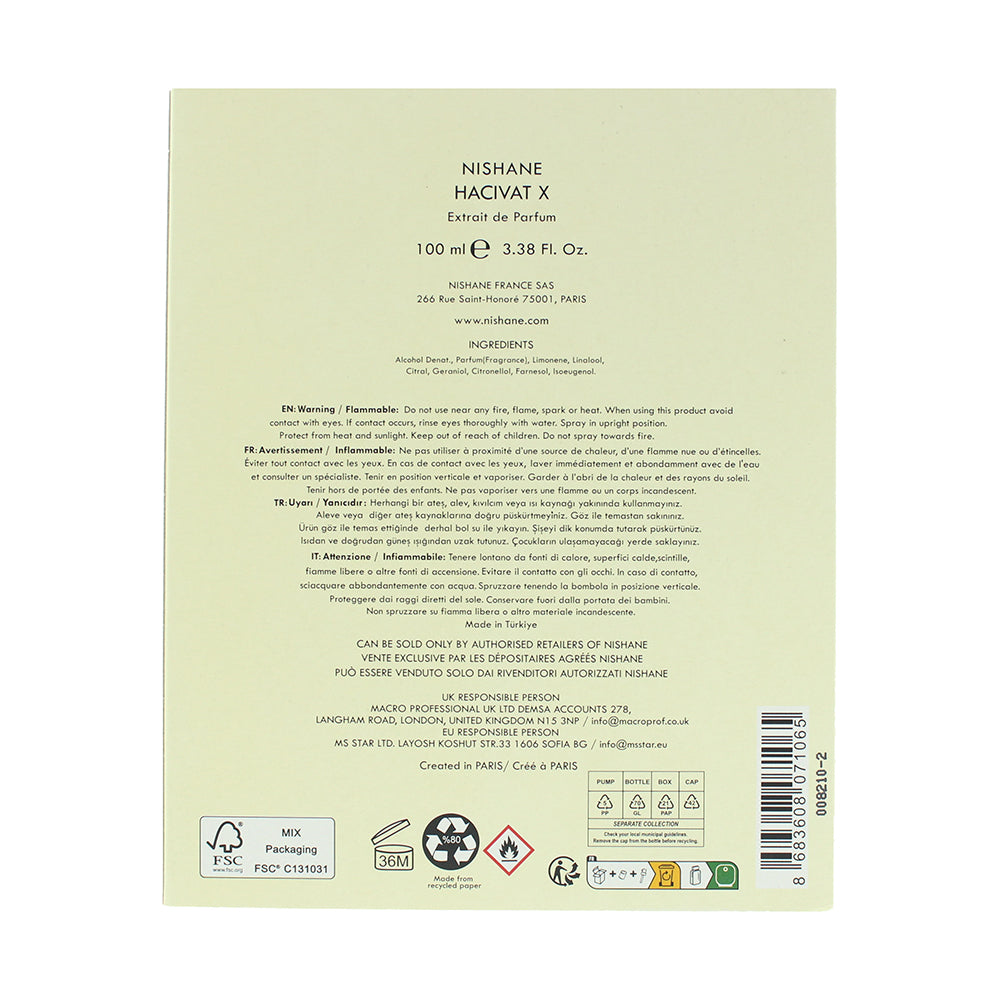Nishane Hacivat X Extrait de Parfum 100ml