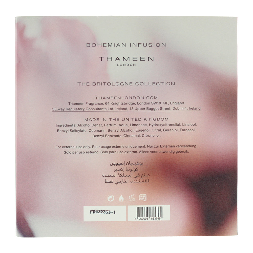 Thameen Bohemian Infusion Eau de Cologne Elixir 100ml