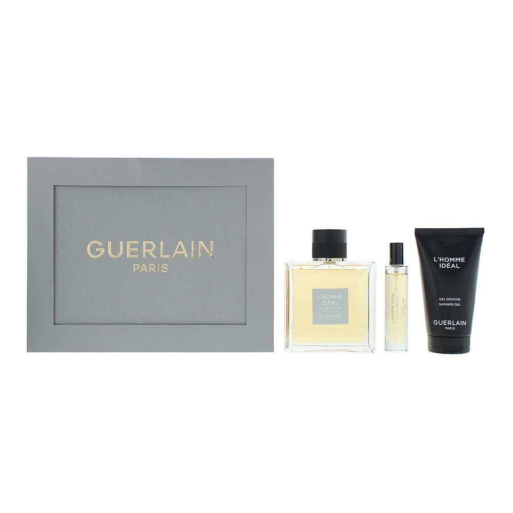 Guerlain L'homme Ideal 3 Piece Gift Set: Eau de Toilette 100ml - Shower Gel 75ml