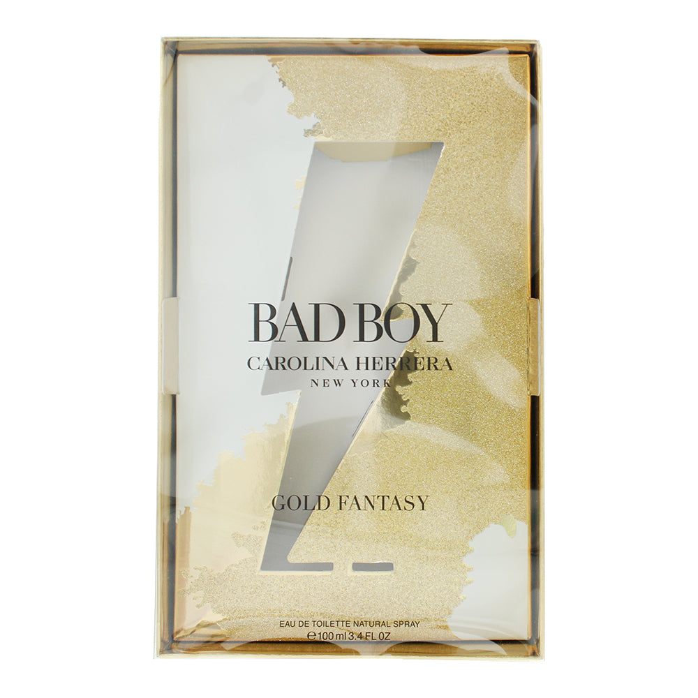 Carolina Herrera Bad Boy Gold Fantasy Eau de Toilette 100ml - Box