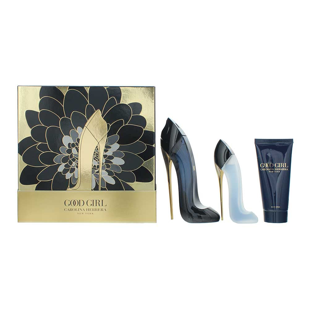 Carolina Herrera Good Girl 3 Piece Gift Set: Eau de Parfum 80ml - Hair Mist 30ml