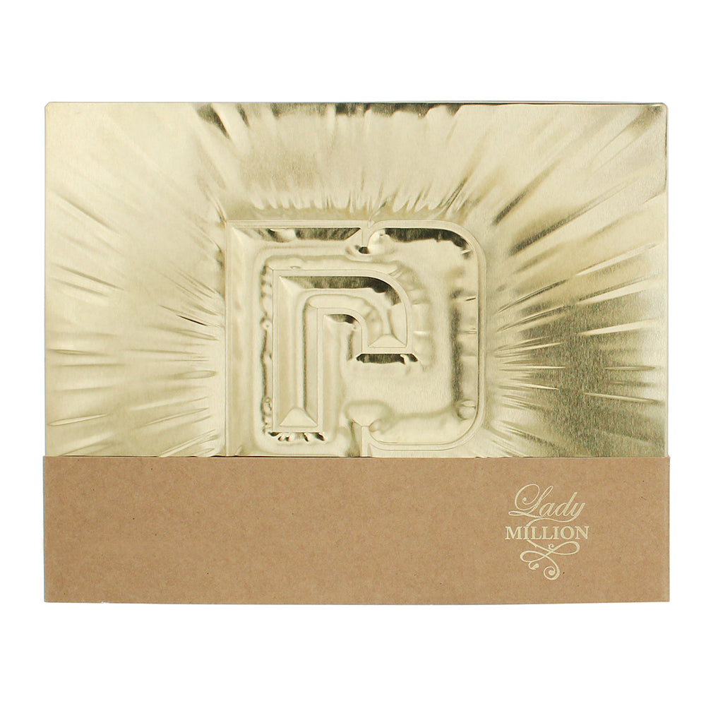 Paco Rabanne Lady Million 3 Piece Gift Set: Eau de Parfum 80ml - Eau de Parfum 1 - Box