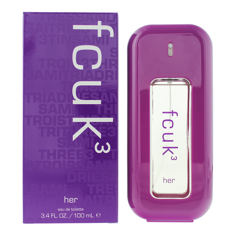 FCUK 3 Her Eau de Toilette 100ml