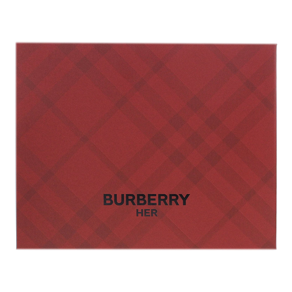 Burberry Her 3 Piece Gift Set: Eau de Parfum 100ml - Body Lotion 75ml - Eau de P - Box